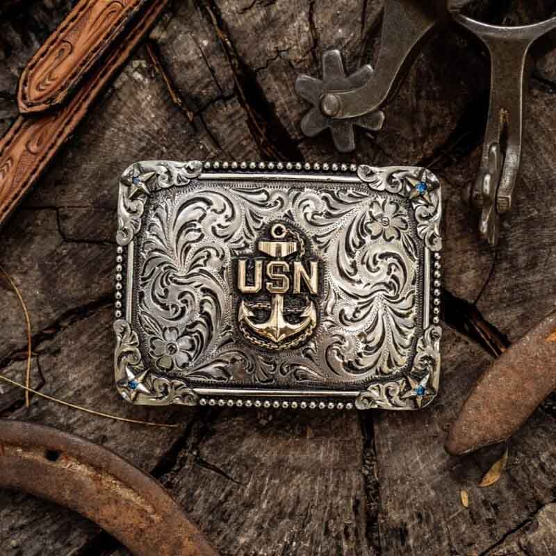 Navy Belt Buckle - Military Belt Buckles Collection